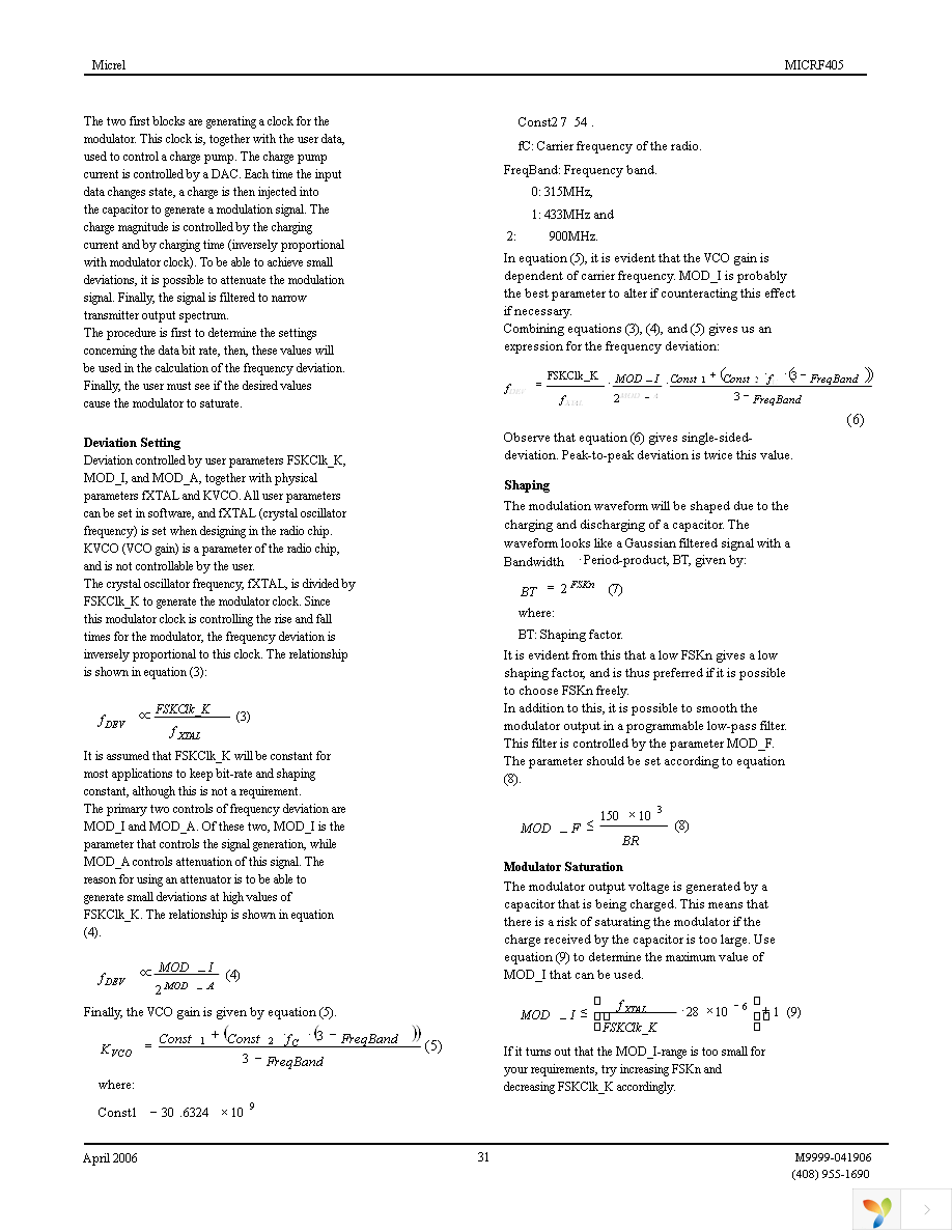 MICRF405YML TR Page 31